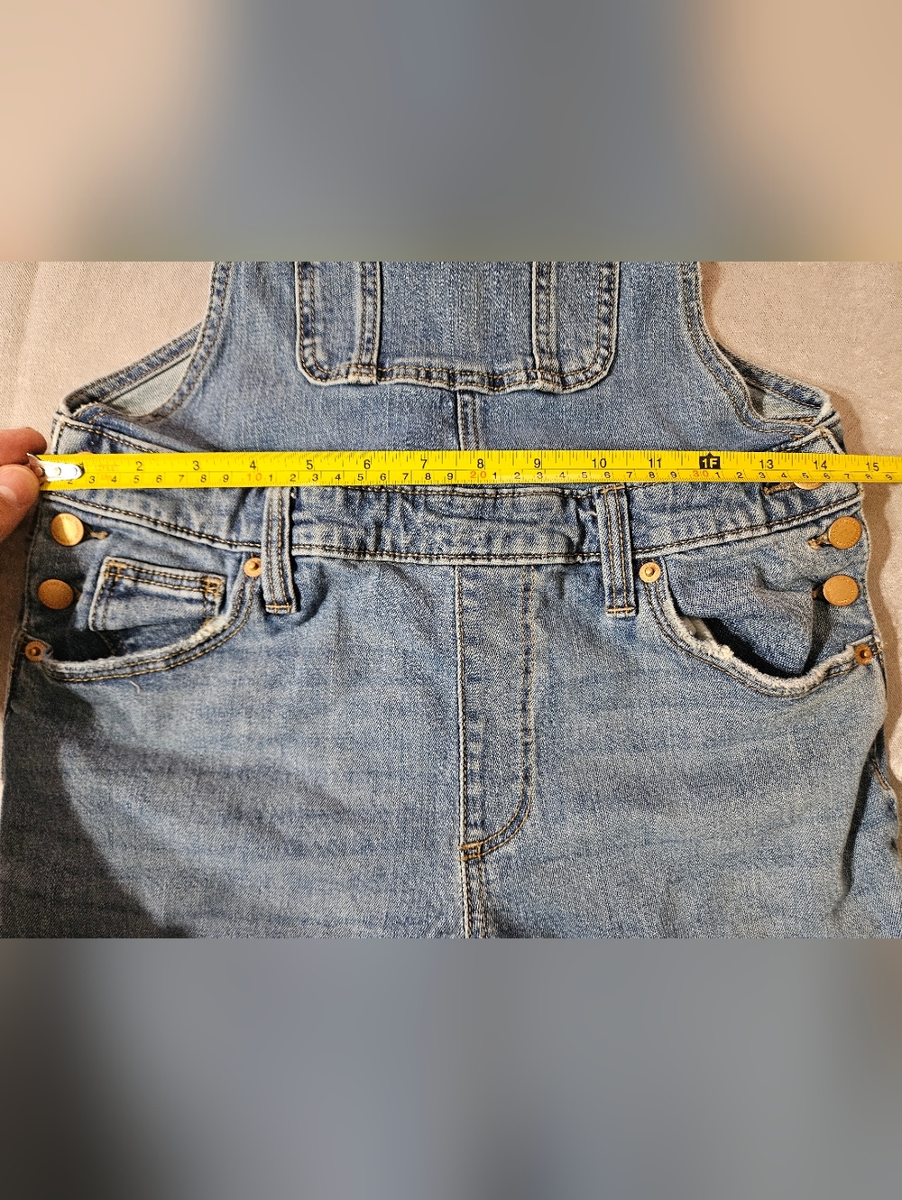 Universal Thread Denim Overalls Size 4 - Picture 8 of 9